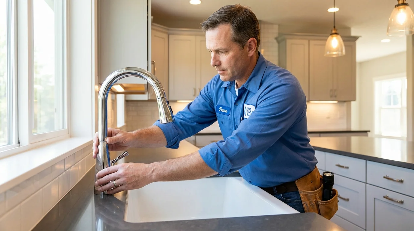 Kitchen faucet installation by Johns Plumbing LLC in Bay Minette