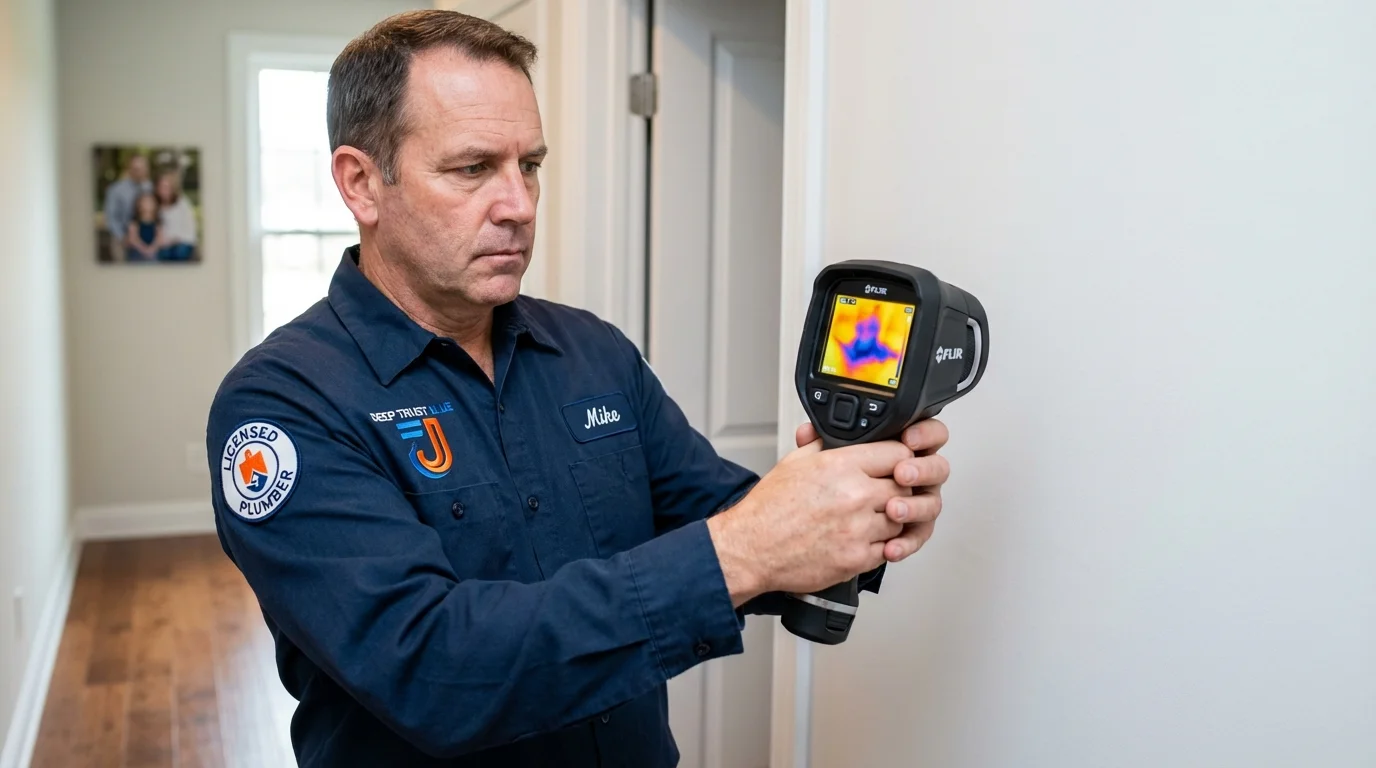 Thermal imaging leak detection by Johns Plumbing LLC in Bay Minette